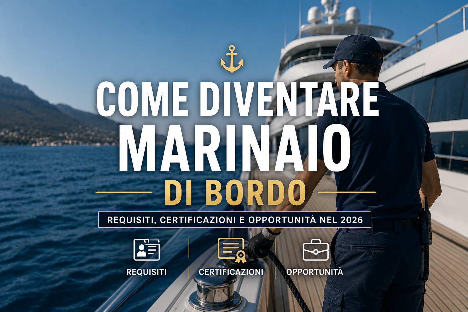 come diventare marinaio di bordo