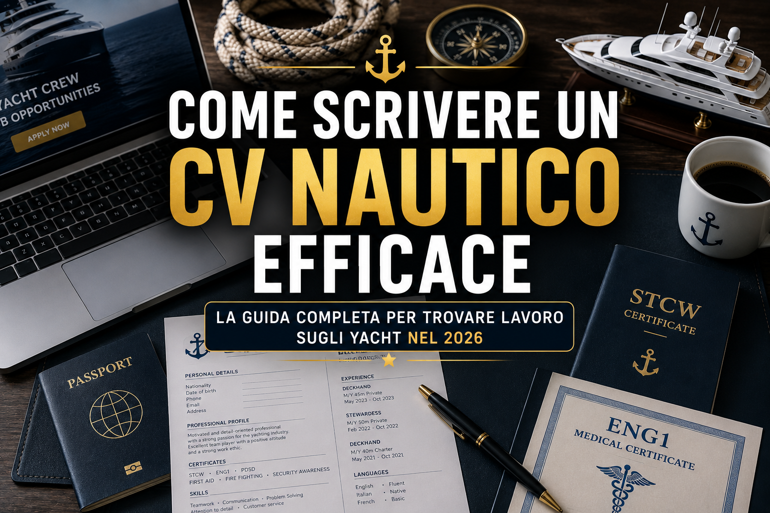 cv nautico efficace