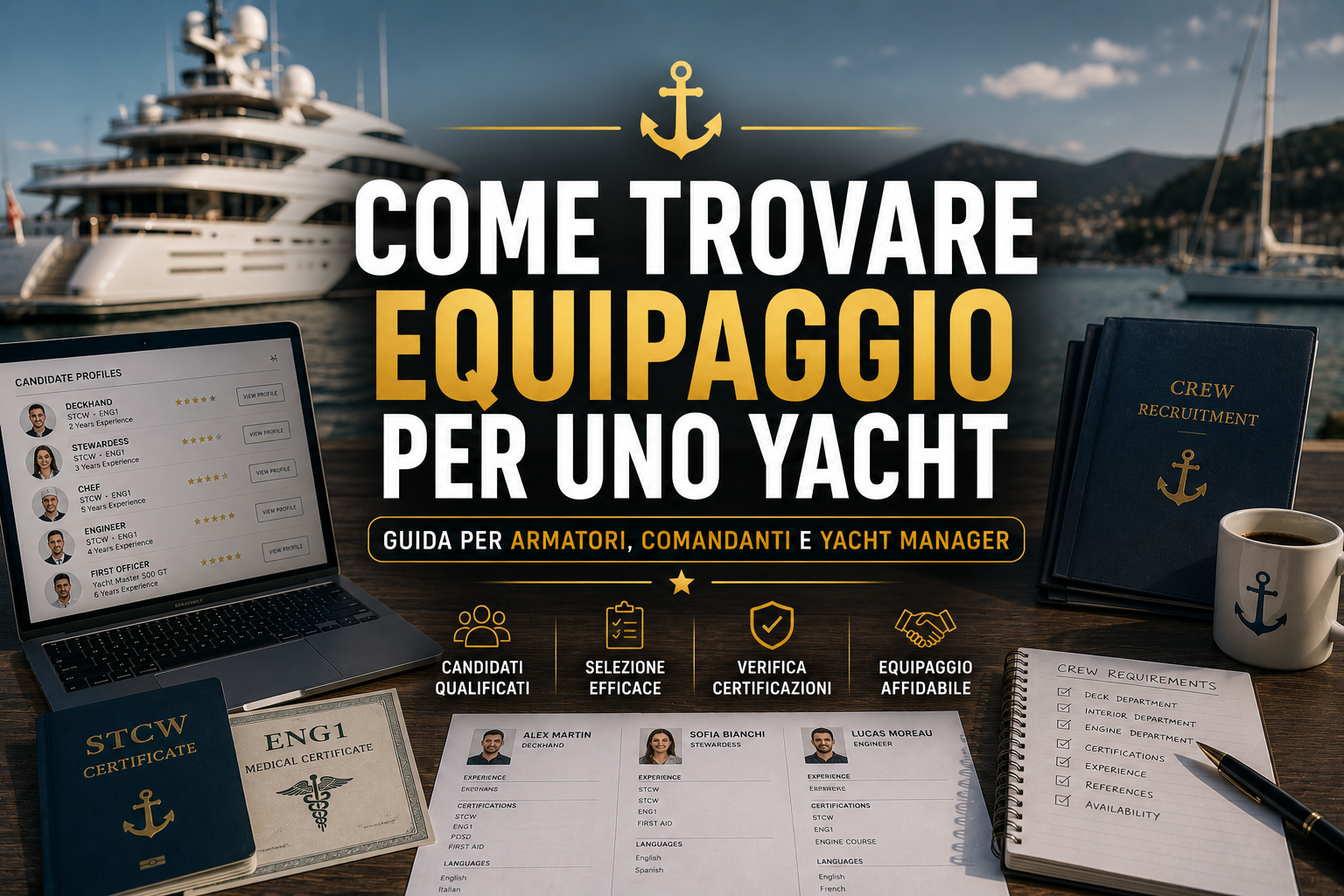 come trovare equipaggio per uno yacht